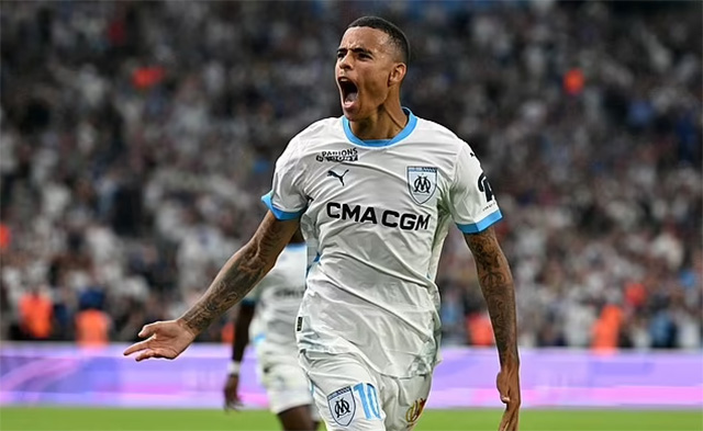 Greenwood đã ghi 3 bàn trong 2 trận cho Marseille