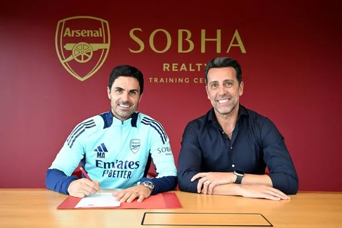 Arteta đã ký hợp đồng mới với Arsenal đến năm 2027