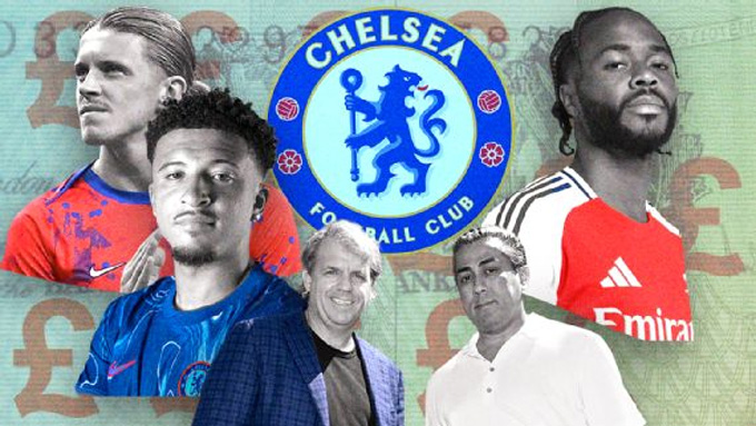 Việc chuyển nhượng của Chelsea trong Hè 2024 bị chê trách khá nhiều